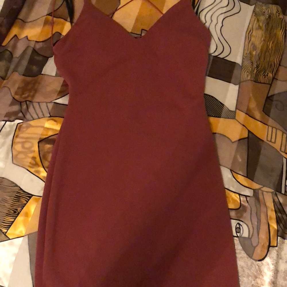 Brown backless body con
